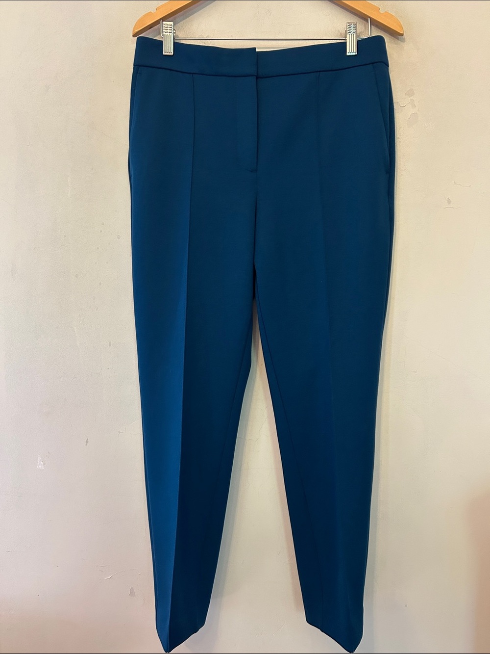 Ann Taylor Factory Teal Straight-Leg Women's Pants Size 10 EUC